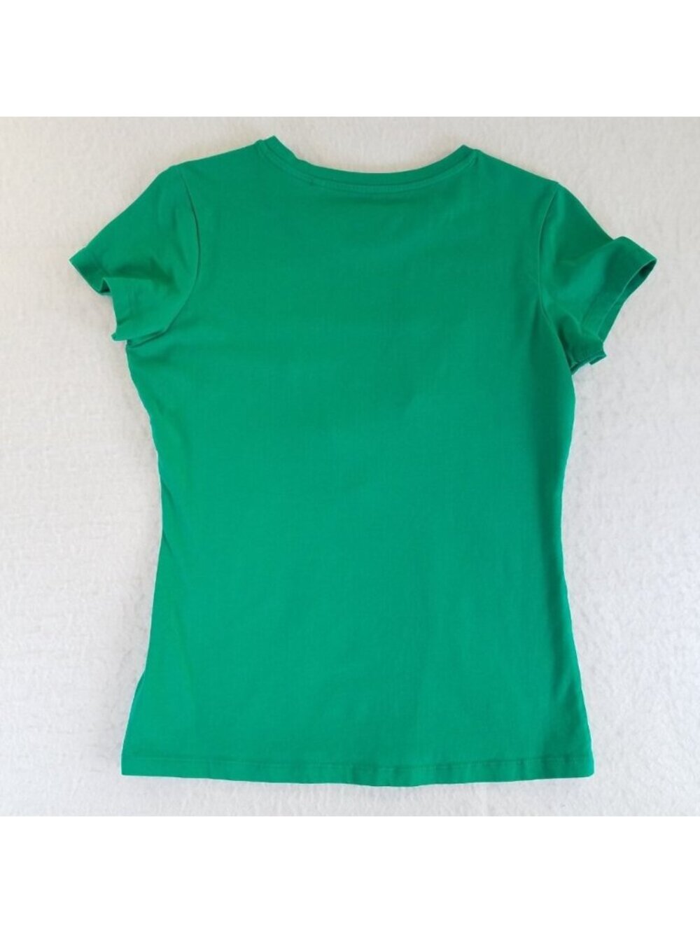 Embroidered Womens Skinny T Shirt - Picture 2 of 2